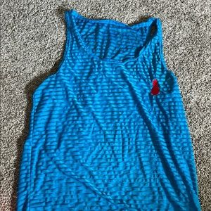 JJ Malibu Motto Tank Top - Blue